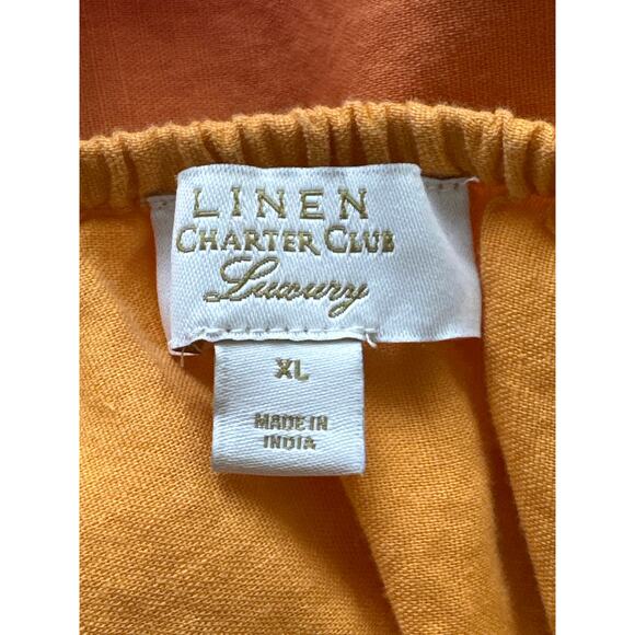 Linen Charter Club Luxury Boho Hippie Balloon Sleeve Ombré Top XL Festival - Picture 7 of 12